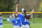 Softball vs Emerson  Wheaton College Softball vs Emerson College in game 2 of their doubleheader. - Photo by Keith Nordstrom : Wheaton, Softball